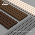 Intco New Arrival Light Color Flooring Wood Plastic Composite Embossed Outdoor 3D WPC hollow decking